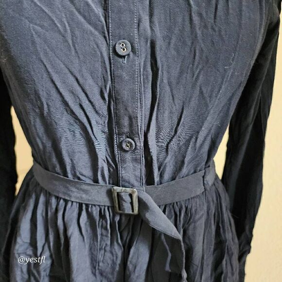 Ines de la Fressange x Uniqlo button up belted dress XS - Picture 5 of 8